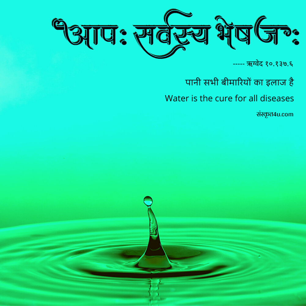 essay on save water in sanskrit